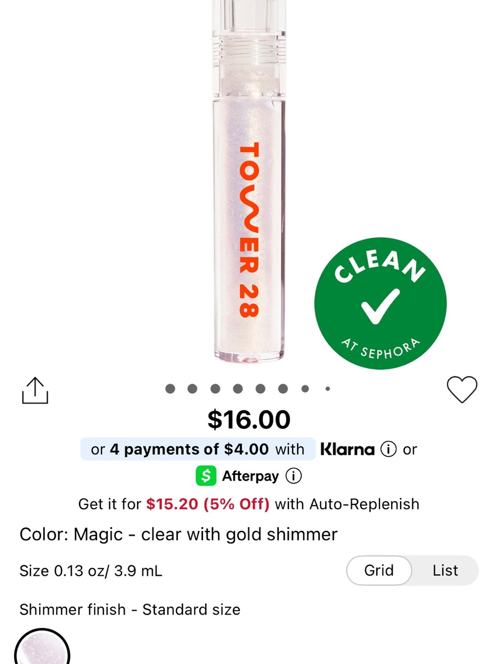 Tower 28 Lip Gloss — “Magic”